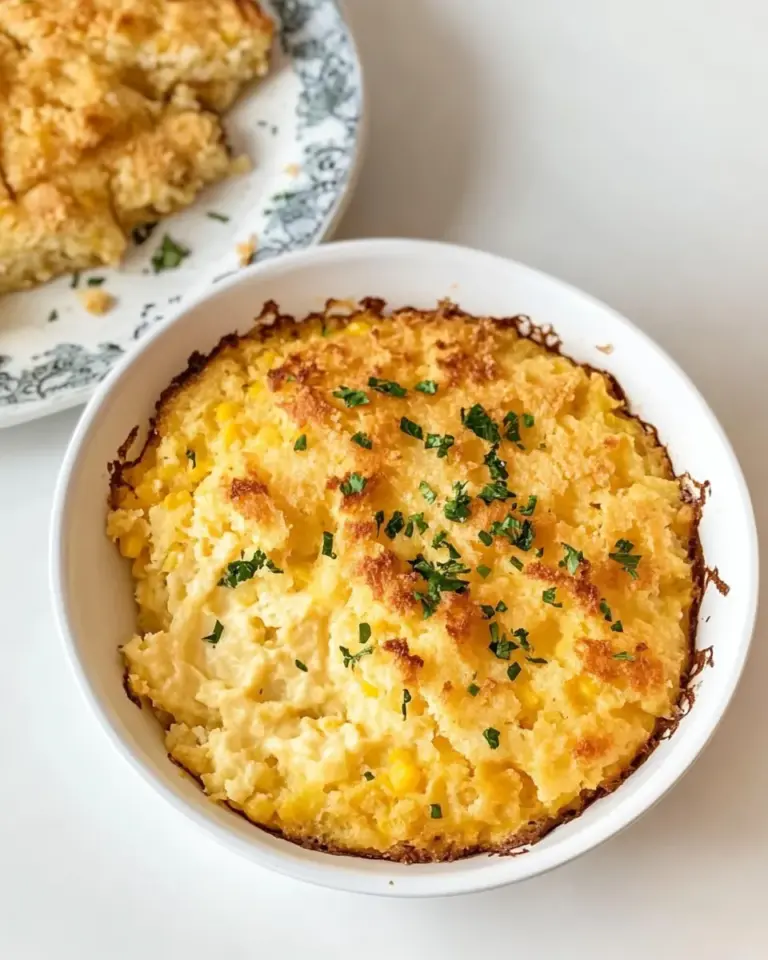 Cheesy Cornbread Casserole