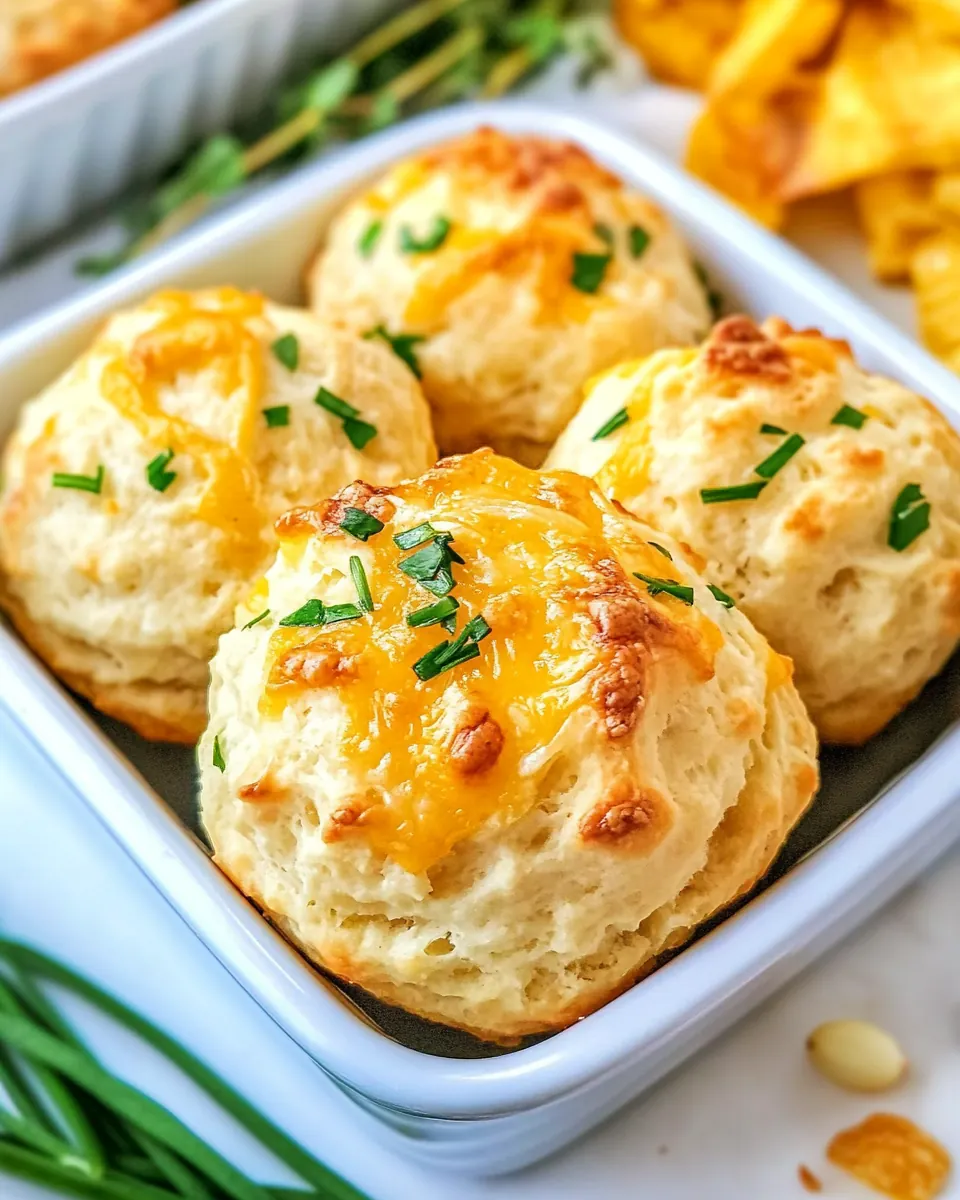 Cheesy Garlic Drop Biscuits