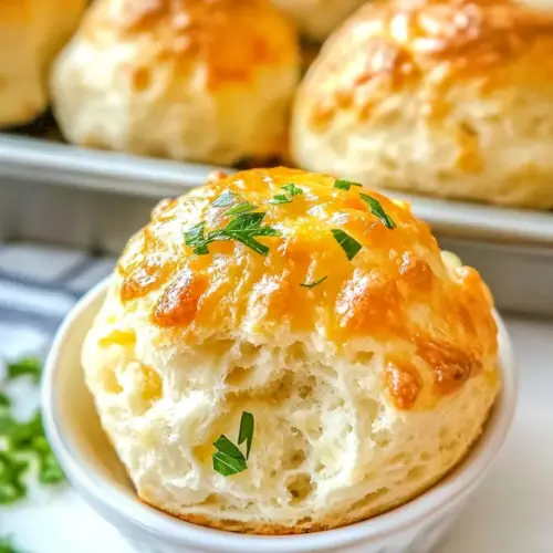 Cheesy Garlic Drop Biscuits