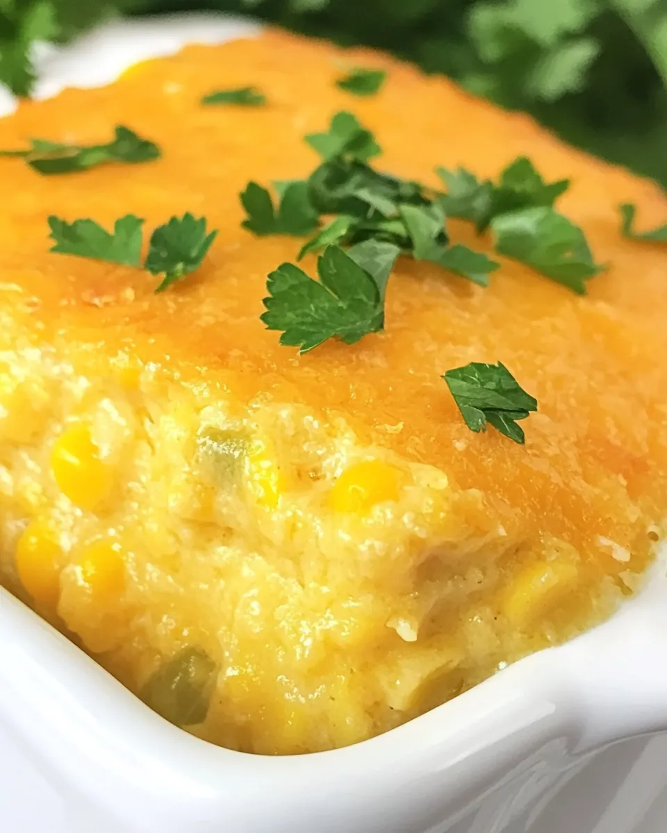 Cheesy Instant Pot Corn Casserole