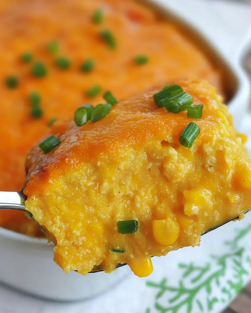Cheesy Instant Pot Corn Casserole