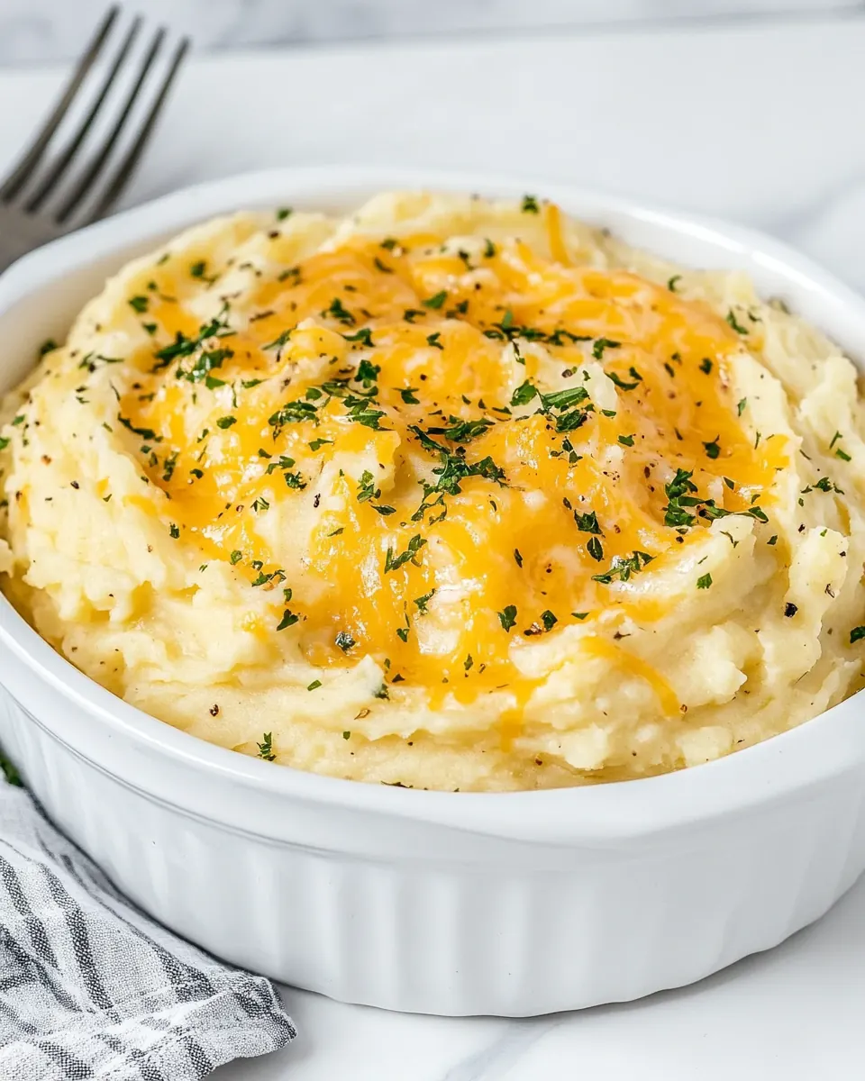 Cheesy Mashed Potatoes