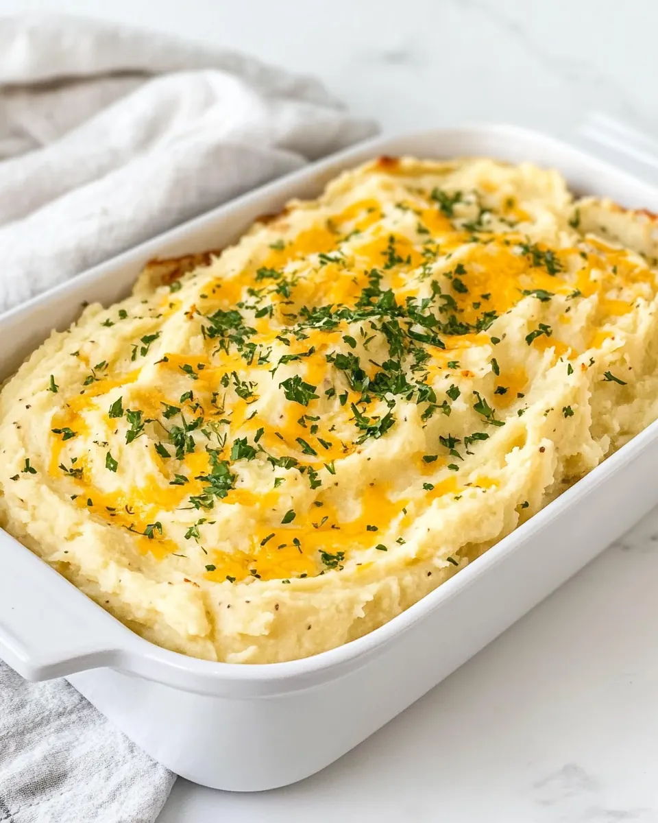 Cheesy Mashed Potatoes
