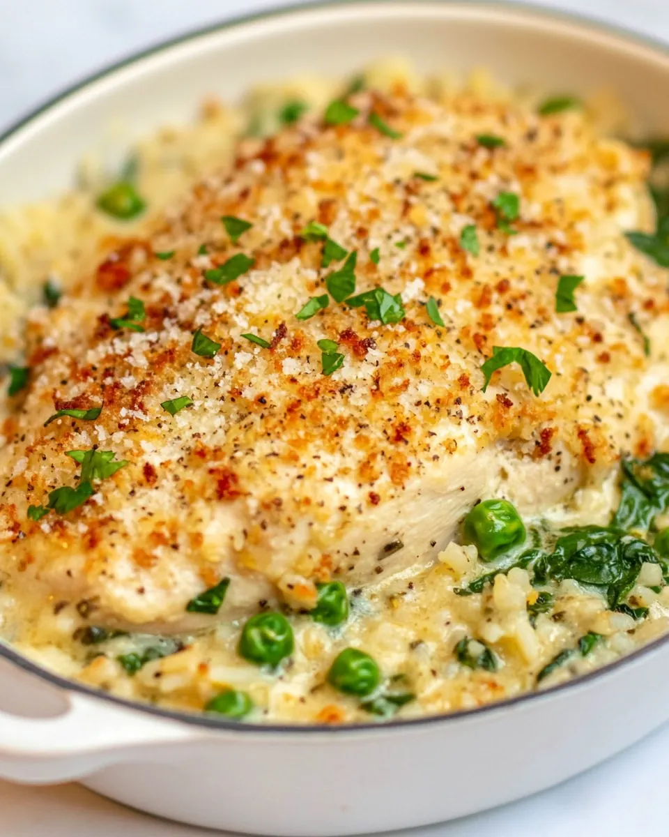 Cheesy One Pot Chicken and Rice