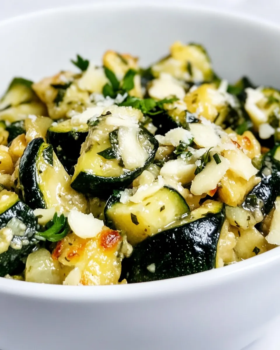 Cheesy Zucchini Stir Fry