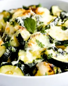 Cheesy Zucchini Stir Fry