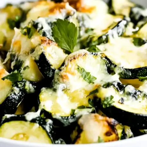Cheesy Zucchini Stir Fry
