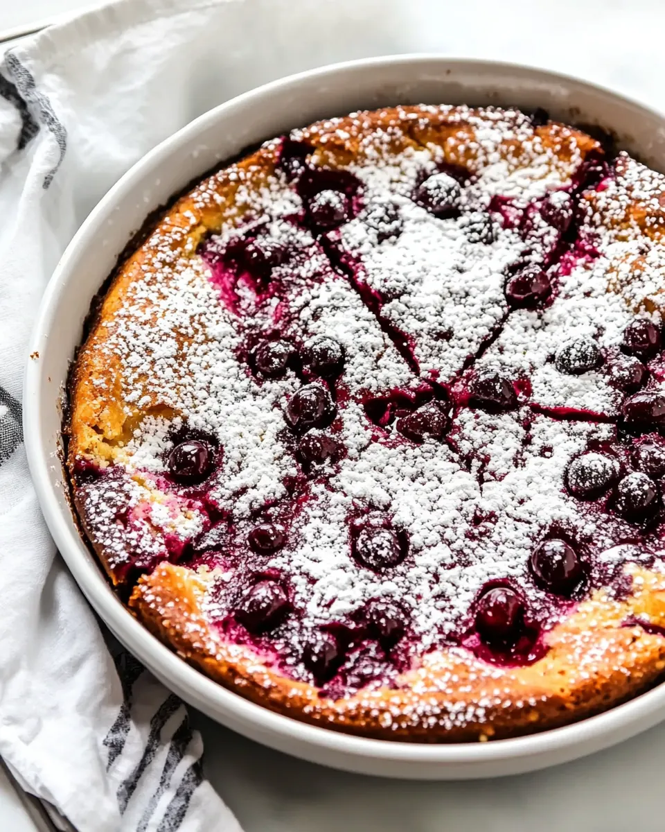 Cherry Clafoutis