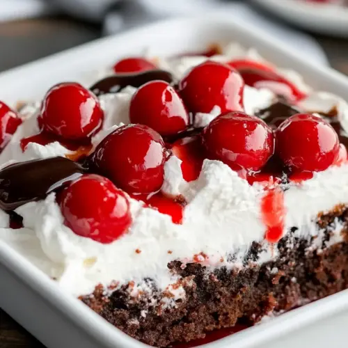 Cherry Coke Poke Cake