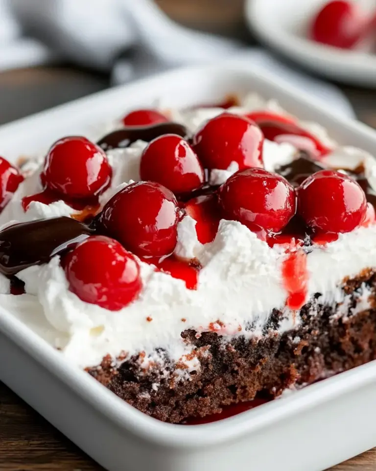 Cherry Coke Poke Cake