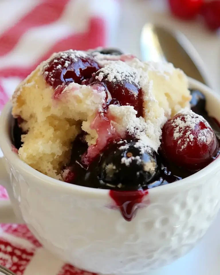 Cherry Mug Cake