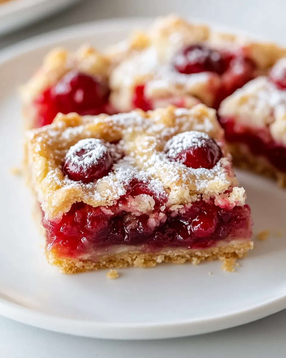 Cherry Pie Bars