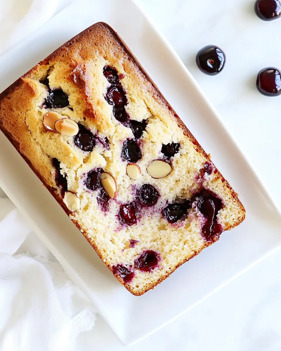 Cherry and Almond Quick Bread