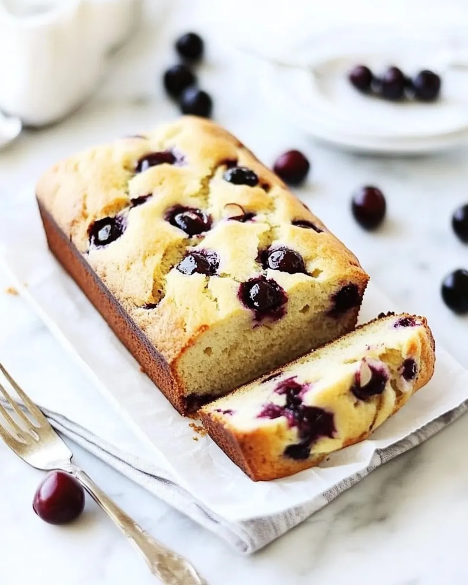 Cherry and Almond Quick Bread