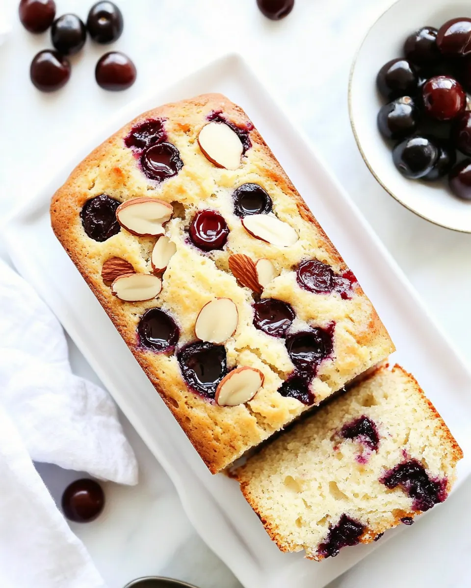 Cherry and Almond Quick Bread