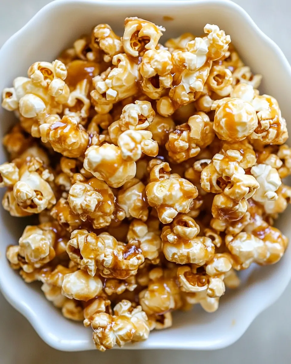 Chewy Caramel Corn