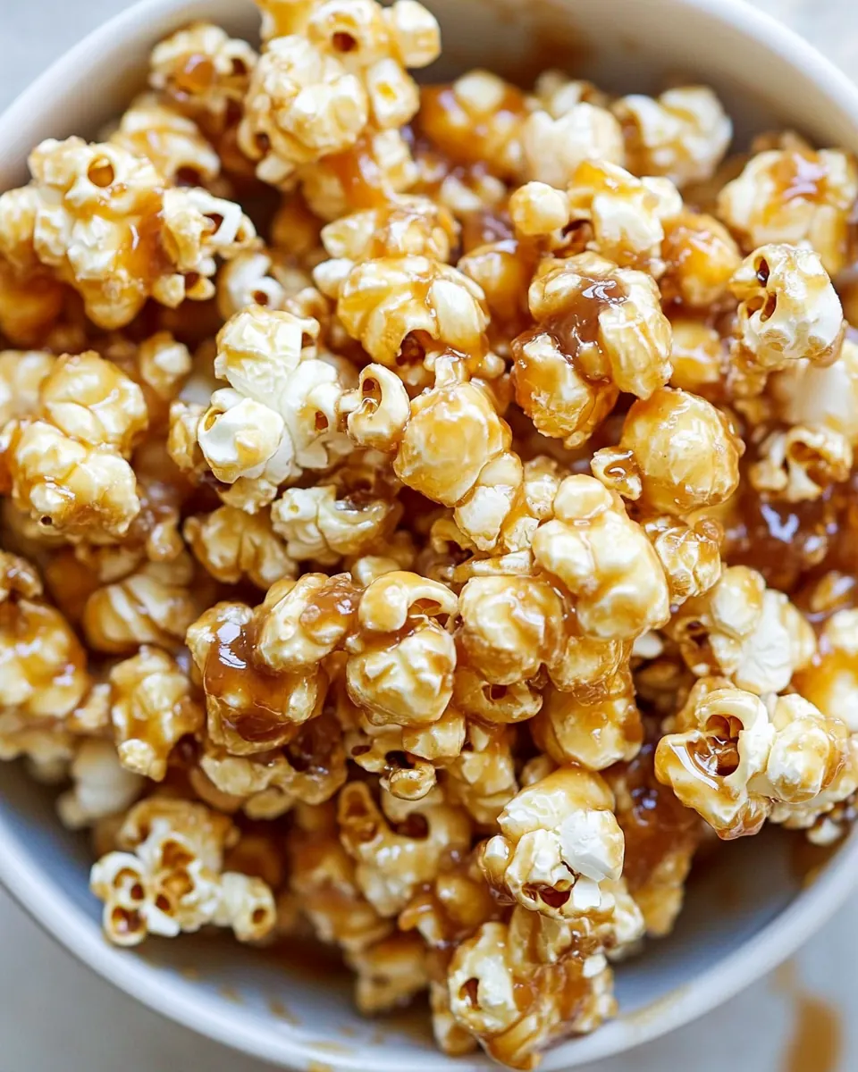 Chewy Caramel Corn