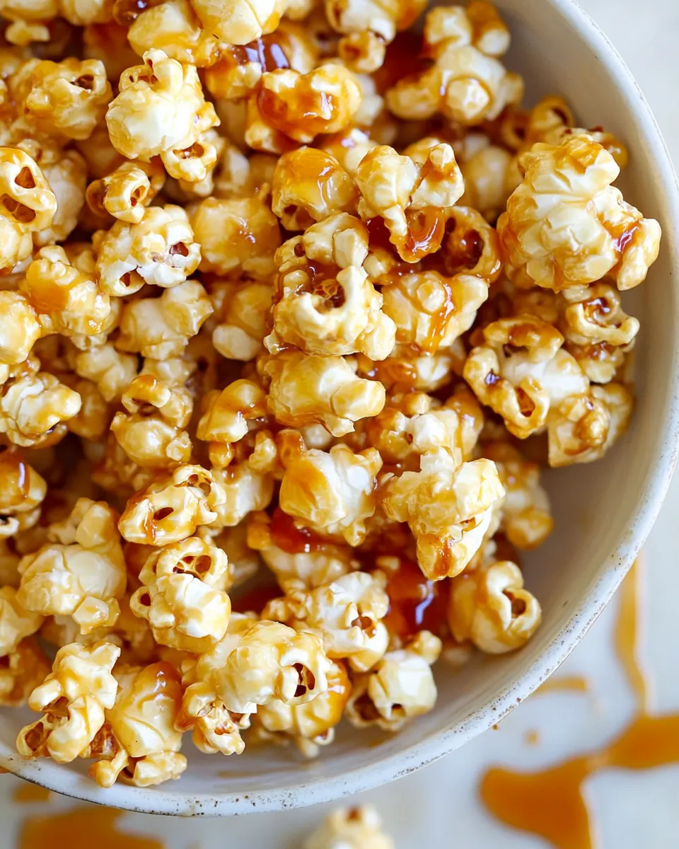 Chewy Caramel Corn
