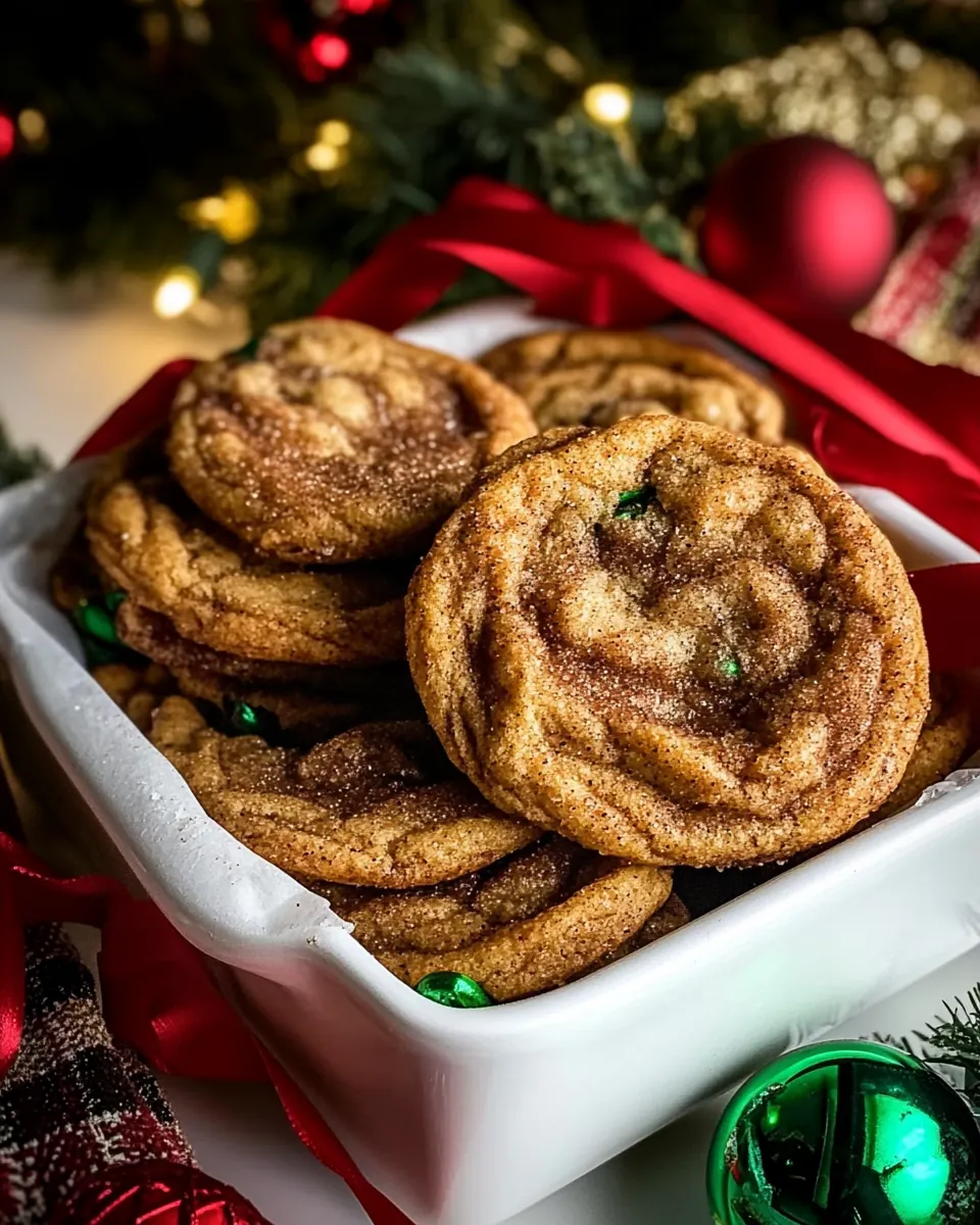 Chewy Christmas Snickerdoodles
