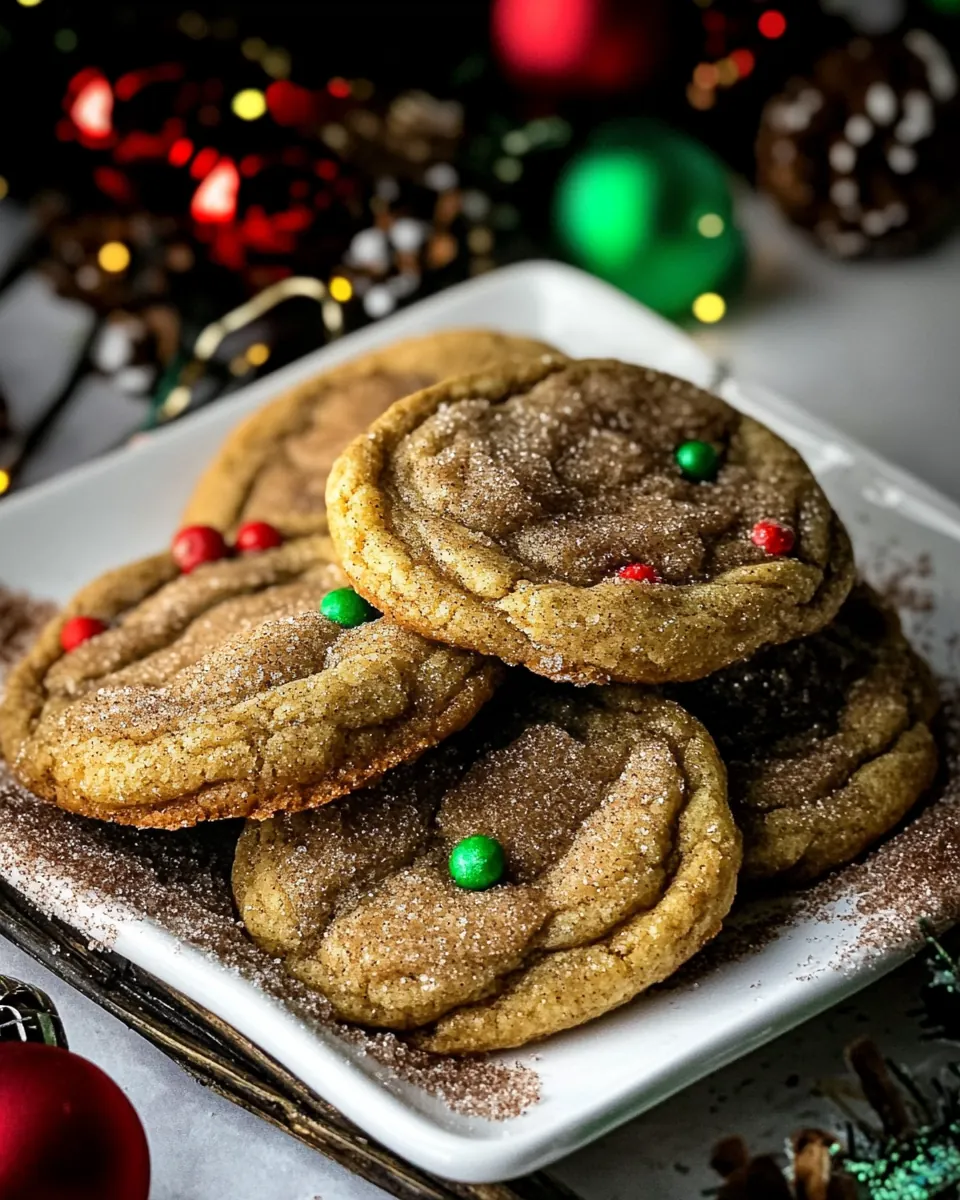 Chewy Christmas Snickerdoodles