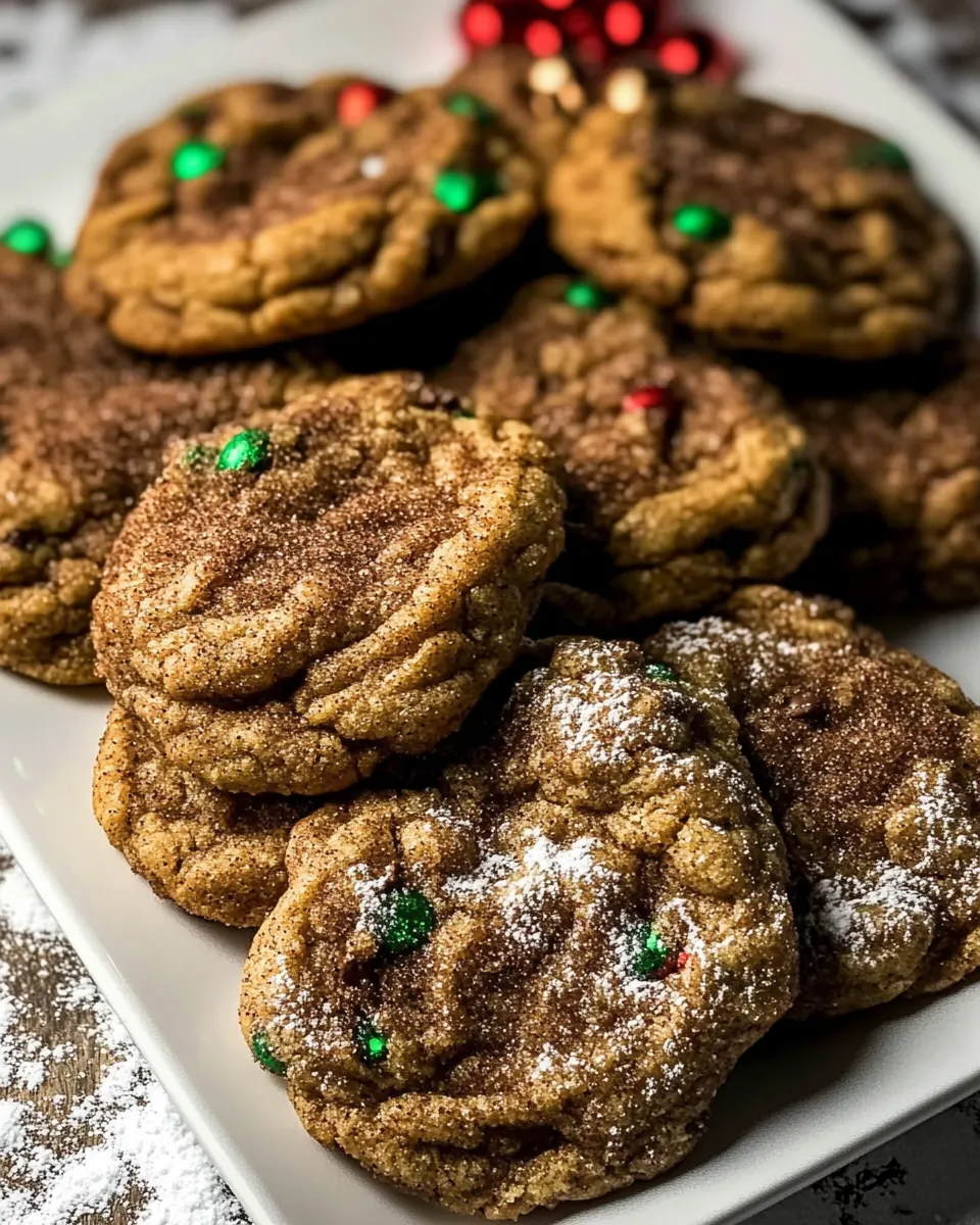 Chewy Christmas Snickerdoodles
