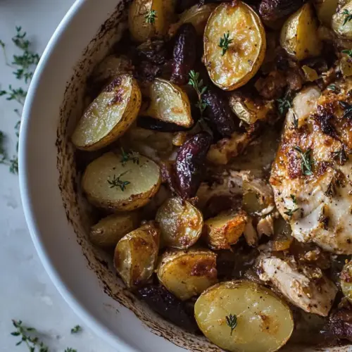 Chicken Andouille Potato Bake