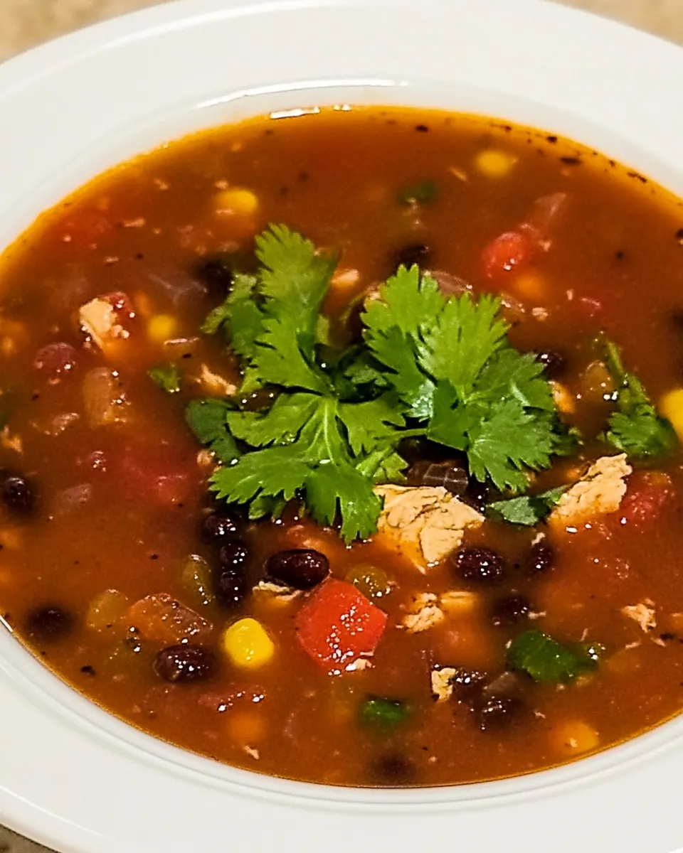 Chicken Black Bean Soup