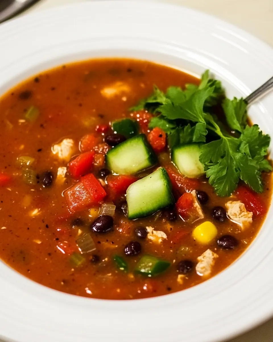 Chicken Black Bean Soup