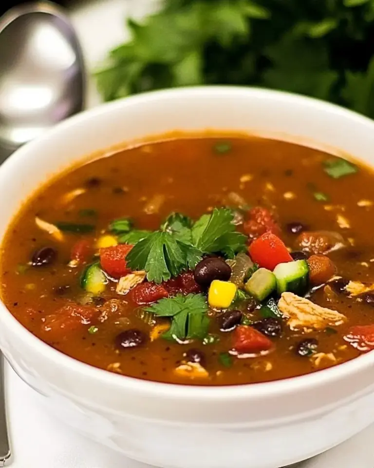 Chicken Black Bean Soup