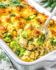 Chicken Broccoli Stuffing Casserole