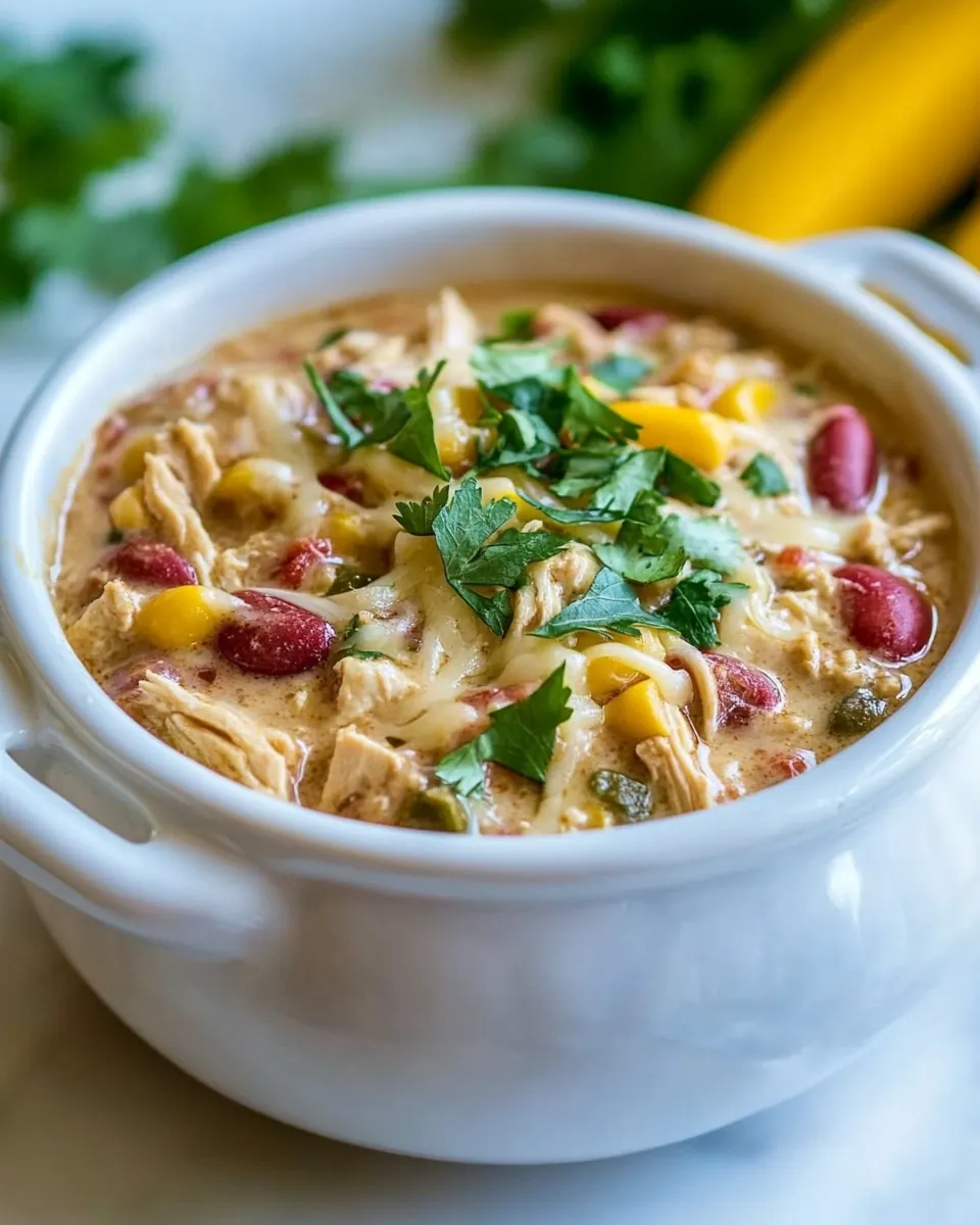 Chicken Cream Cheese Chili