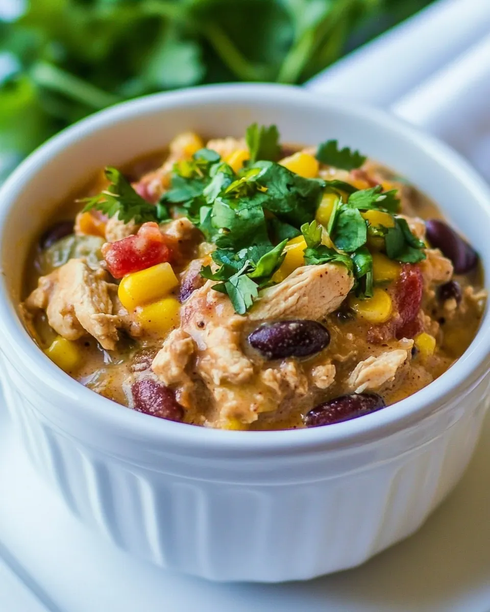 Chicken Cream Cheese Chili