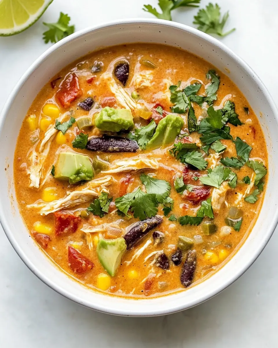 Chicken Enchilada Soup