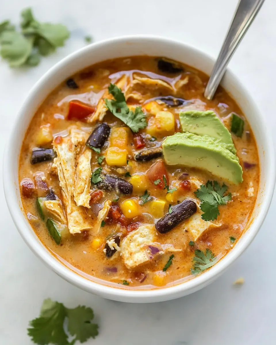 Chicken Enchilada Soup