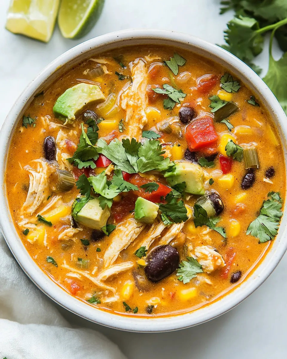 Chicken Enchilada Soup