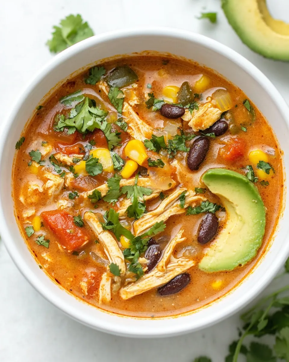 Chicken Enchilada Soup