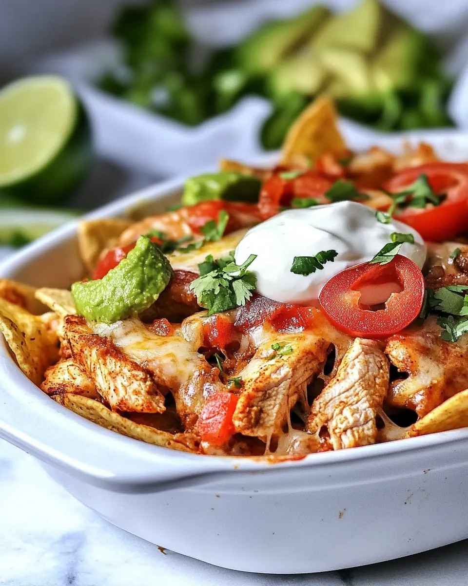 Chicken Fajita Nachos