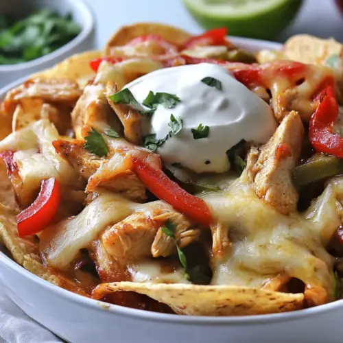 Chicken Fajita Nachos