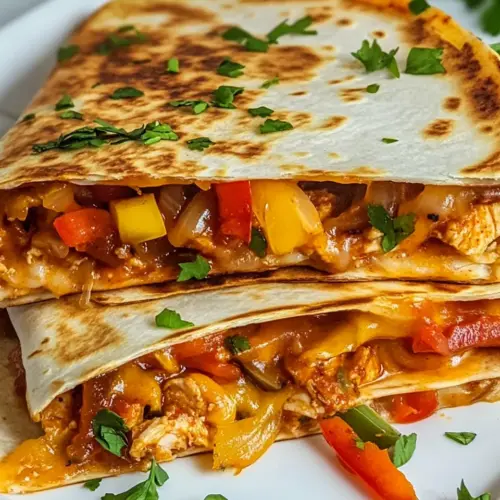 Chicken Fajita Quesadillas
