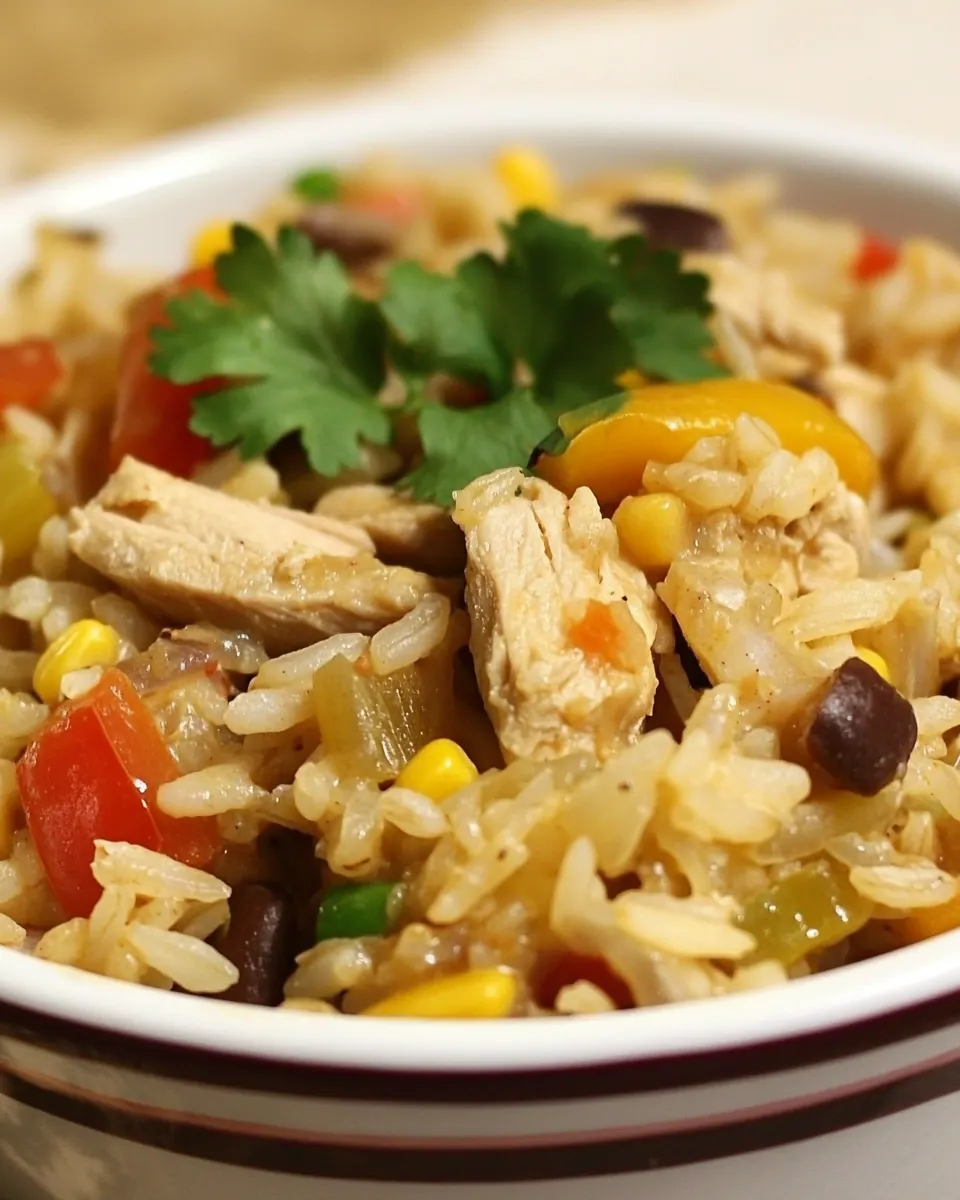 Chicken Fajita Rice Bowl