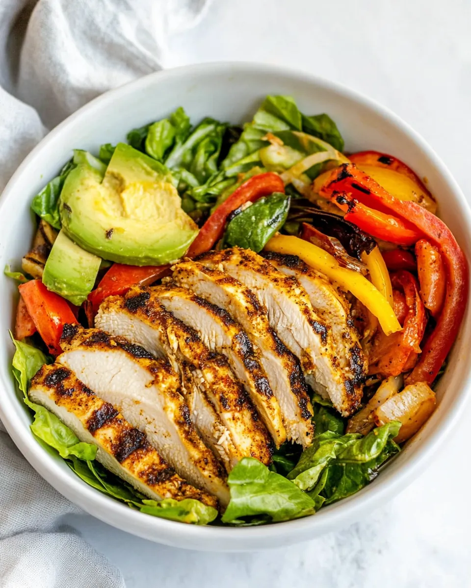 Chicken Fajita Salad