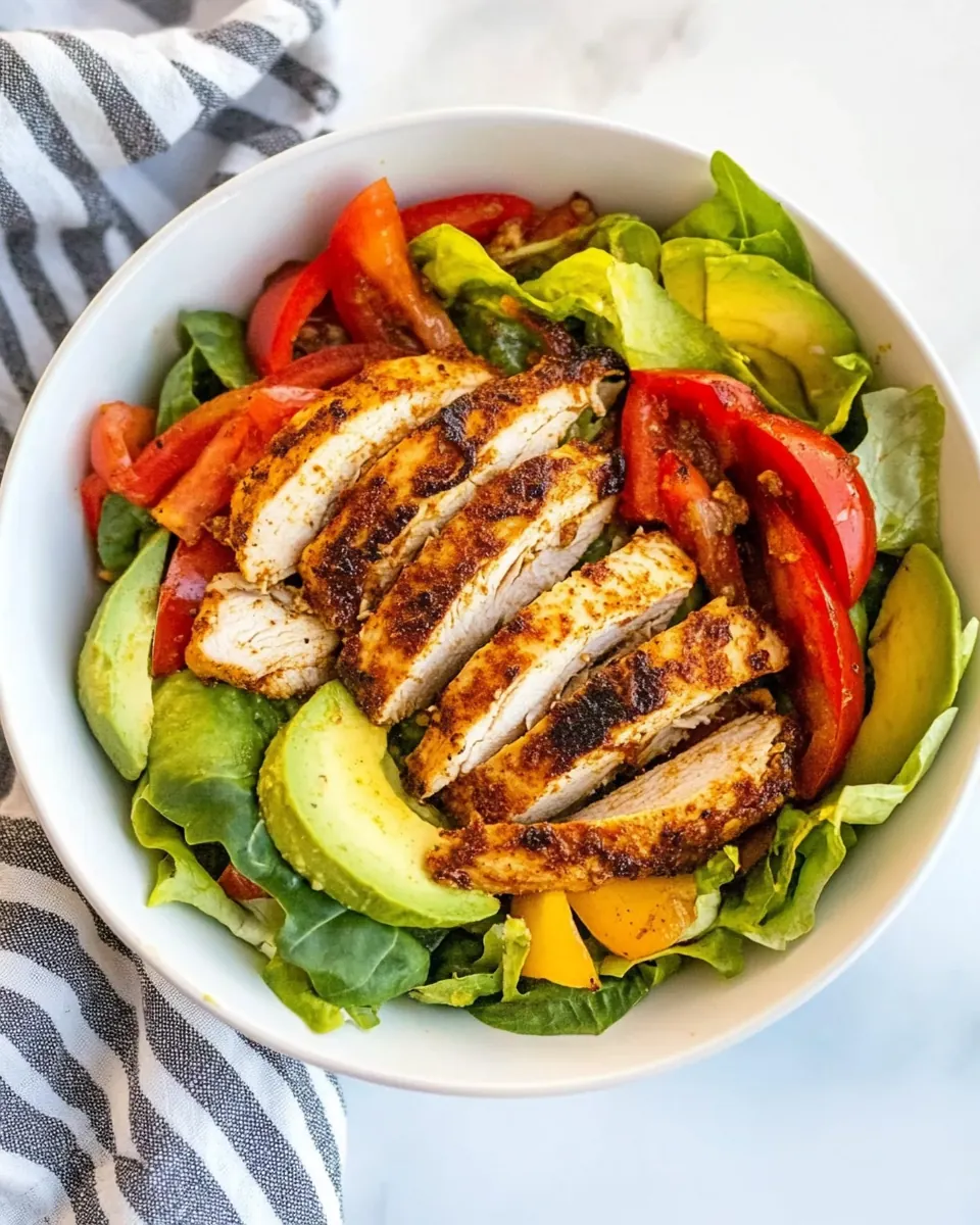 Chicken Fajita Salad
