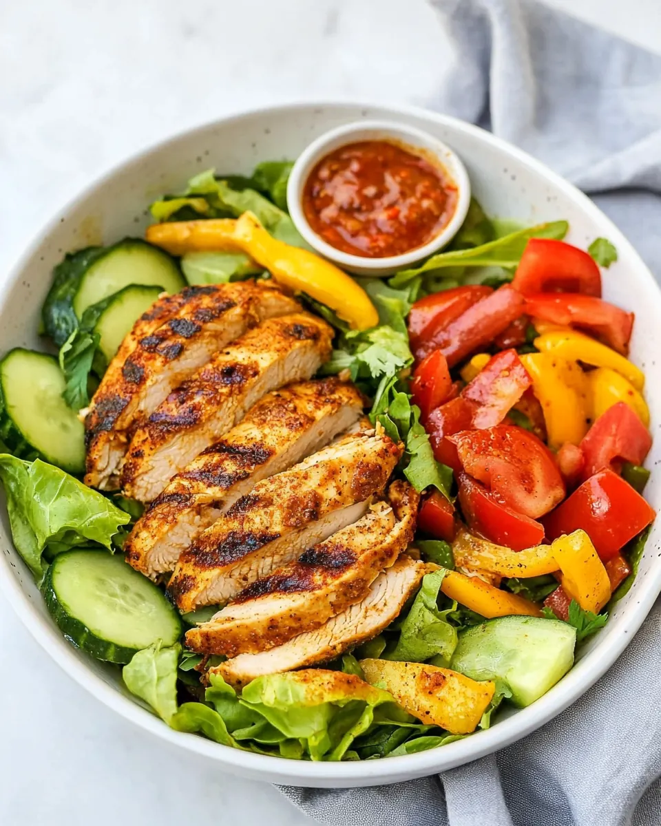 Chicken Fajita Salad