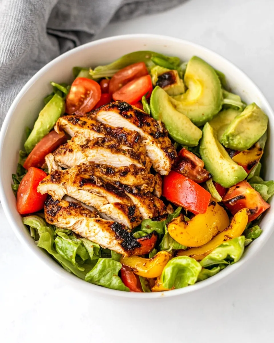 Chicken Fajita Salad