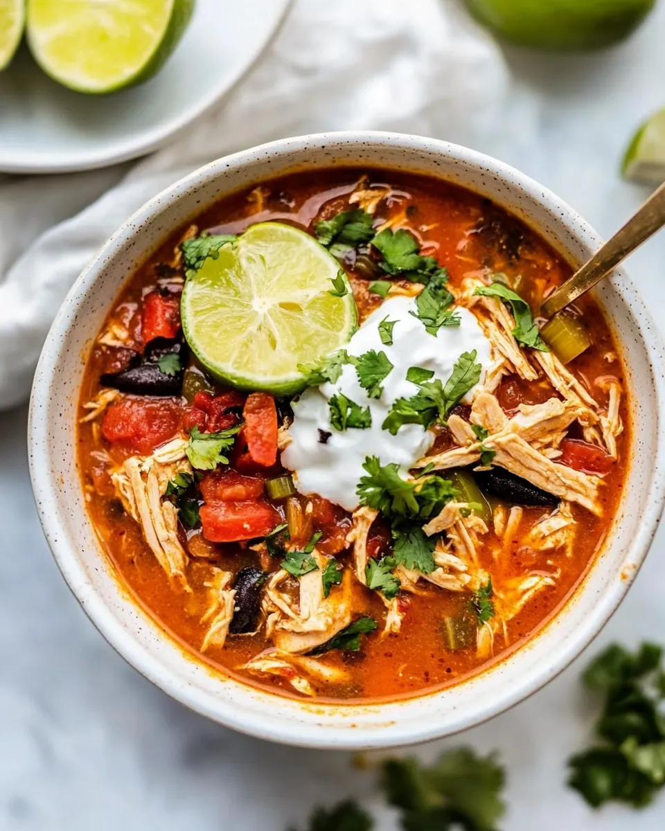 Chicken Fajita Soup