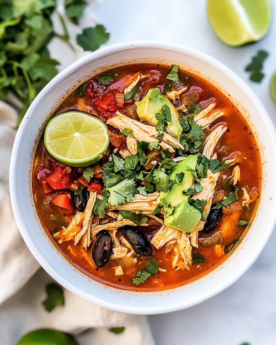 Chicken Fajita Soup