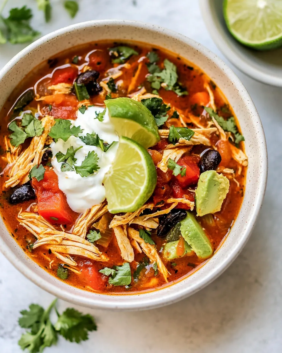Chicken Fajita Soup