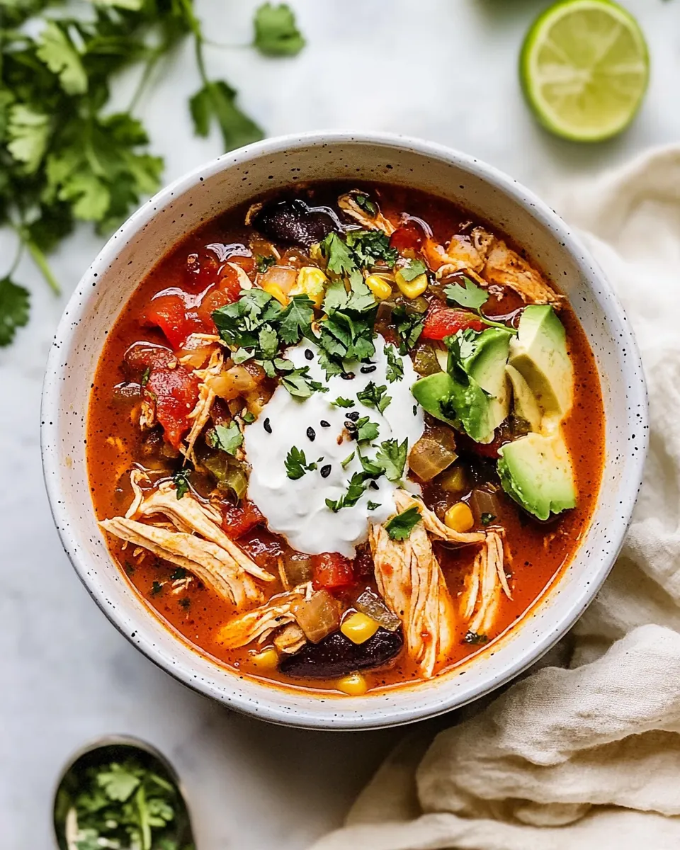 Chicken Fajita Soup