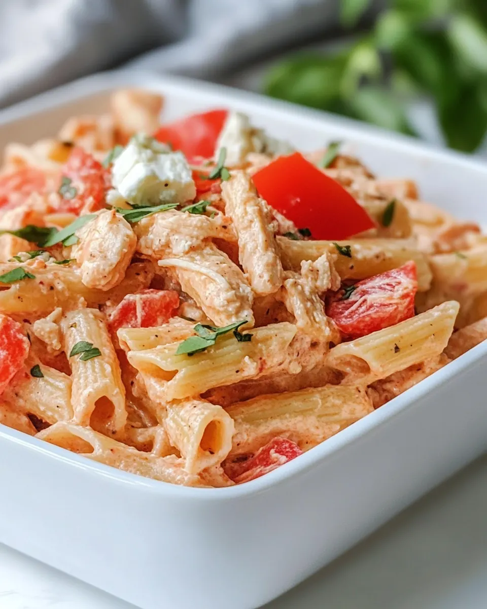 Chicken Feta Pasta