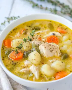 Chicken Gnocchi Soup